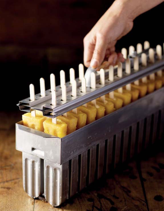 Norma and Irma Paz's pineapple-chile ice pops