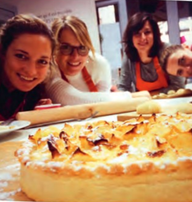 Norman tart made in Normandy