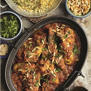 North African chicken with honey and saffron