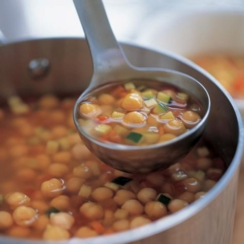 North African chickpea soup