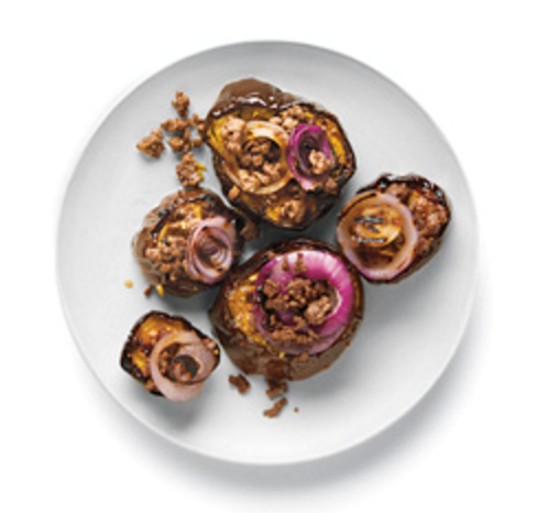 North African style grilled eggplant