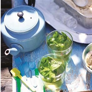 North African-style mint tea