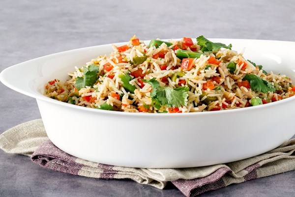 North African tuna and rice salad
