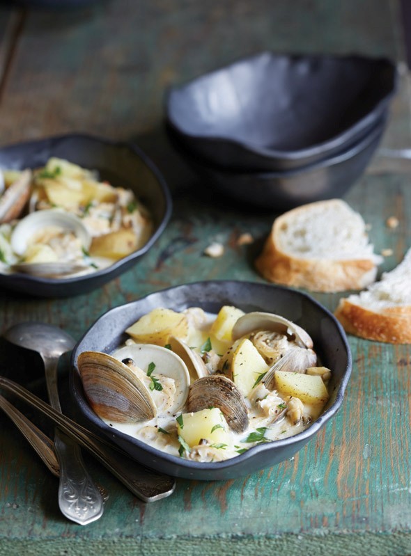North Carolina clam chowder