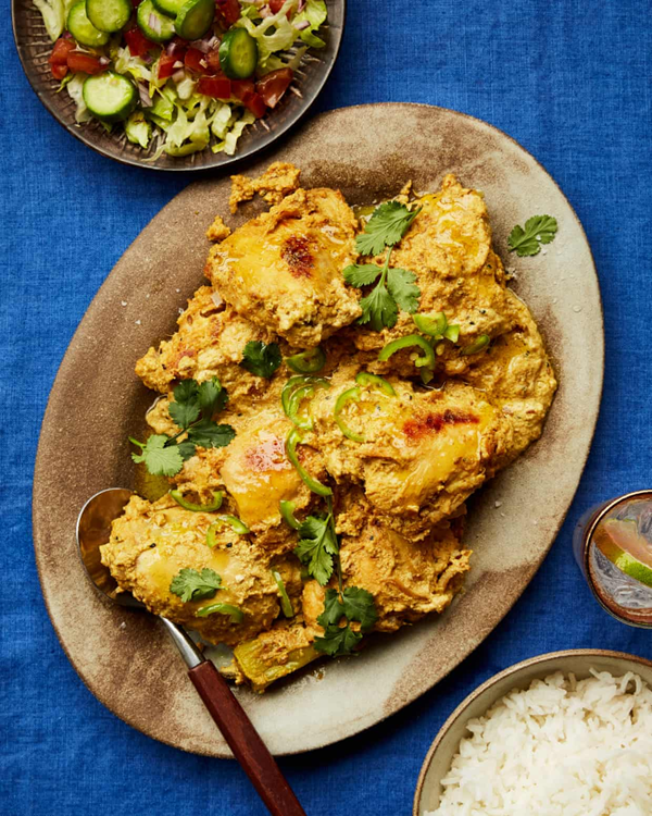 North Indian chicken curry (achari murgh)