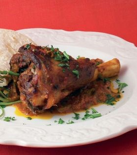 North Indian lamb shanks