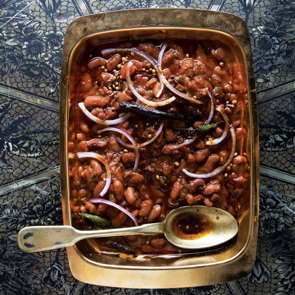Northern Indian kidney bean masala stew (Rajma)