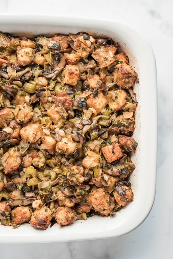 Northwestern wild mushroom stuffing