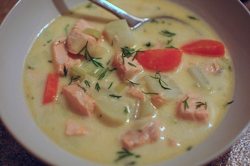 Norwegian fish soup