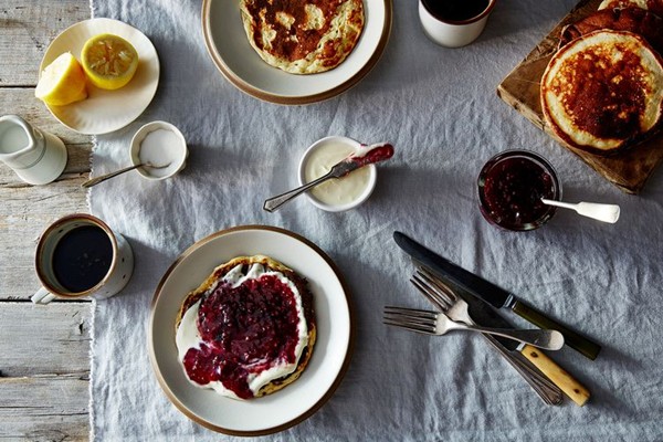 Norwegian pancakes (Sveler)
