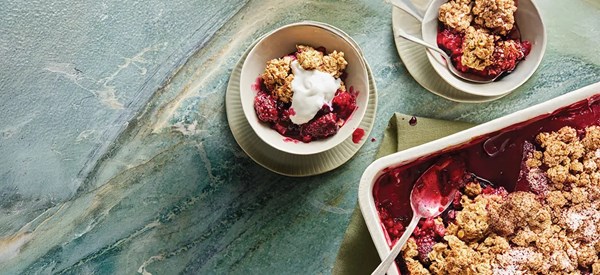 Not-picky fruit crisp