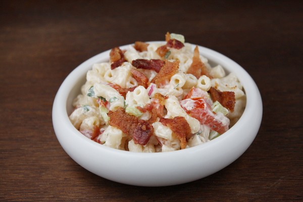 Not-your-mama's macaroni salad