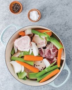 Nourishing beef bone broth