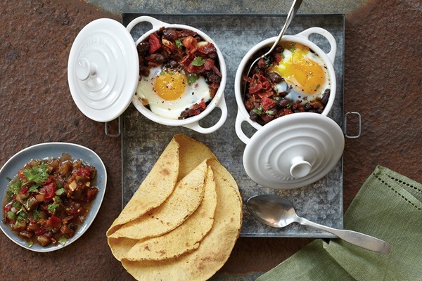 Nuevos huevos rancheros