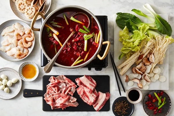 Numbing Sichuan-style hot pot