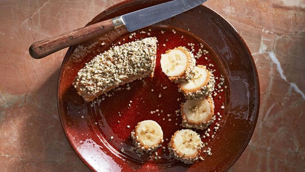 Nut-and-seed banana bites