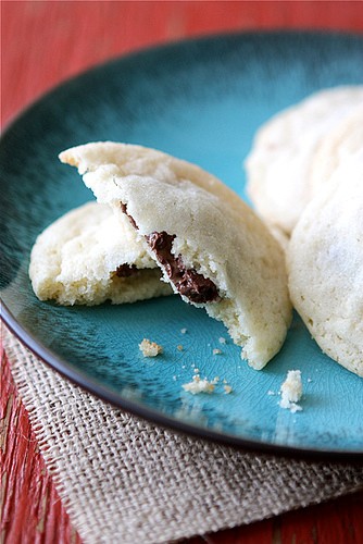 Nutella & sea salt stuffed sugar cookies