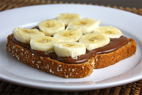 Nutella and banana sandwich