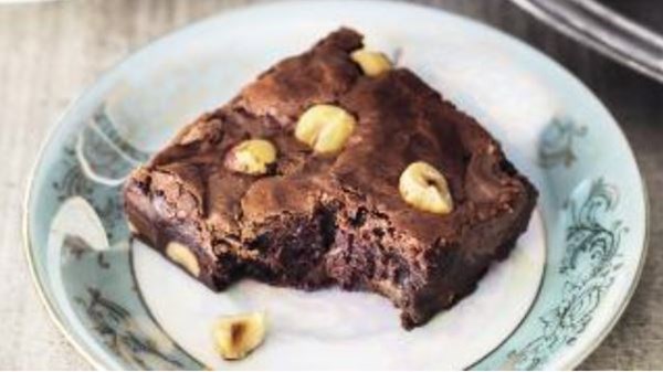 Nutella and hazelnut brownies