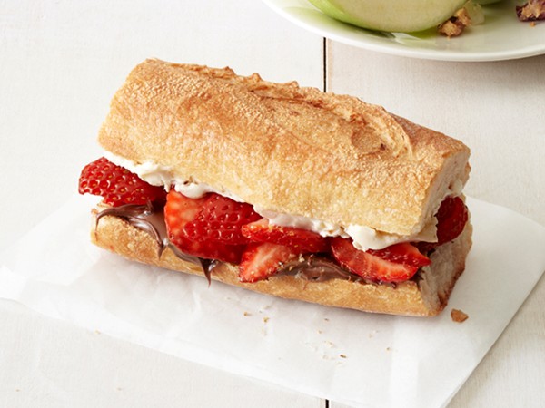 Nutella-berry baguette