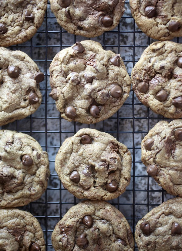 Nutella chocolate chip cookies