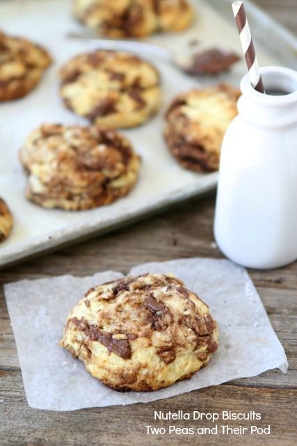 Nutella drop biscuits