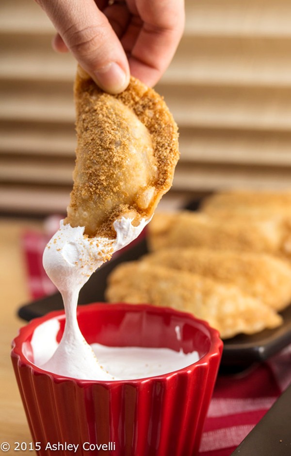 Nutella s’mores dumplings