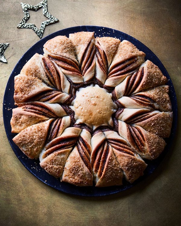 Nutella star wreath 