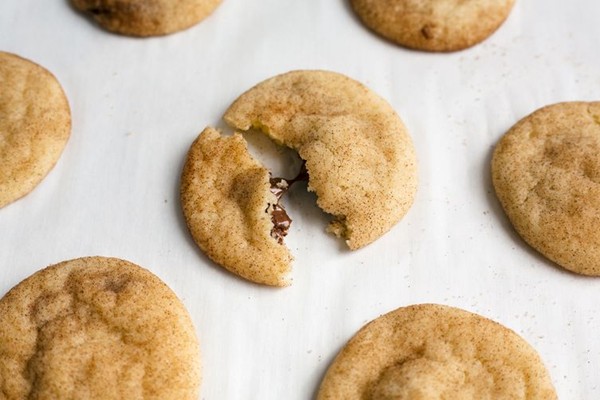 Nutella stuffed snickerdoodles