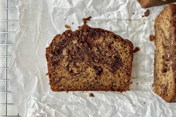 Nutella swirl banana bread