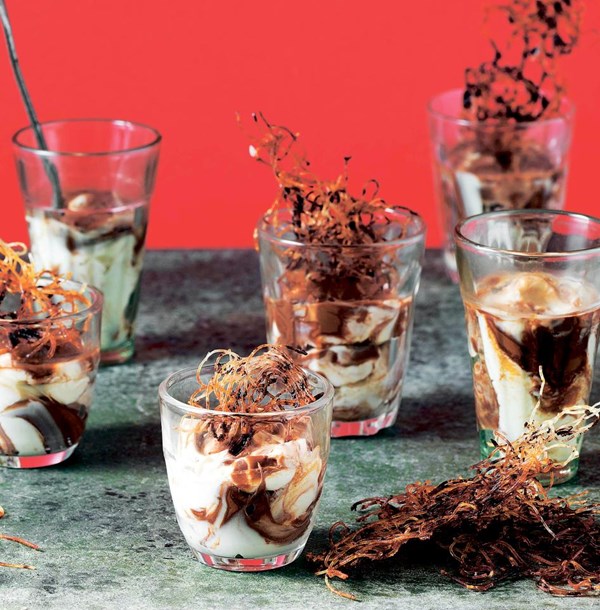 Nutella swirl pots