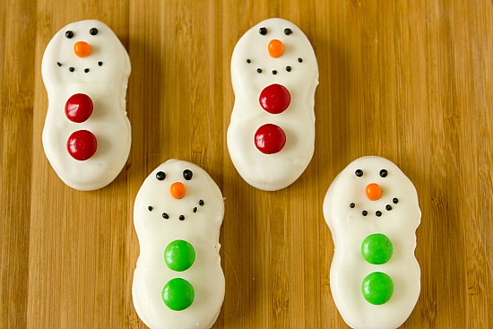 Nutter butter snowmen