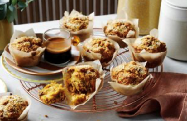 Nutty breakfast muffins