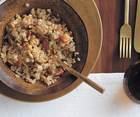 Nutty brown rice