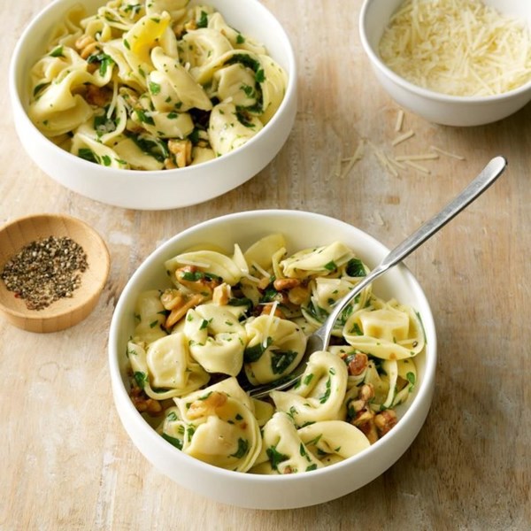Nutty cheese tortellini 