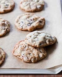 Nutty chocolate chip cookies