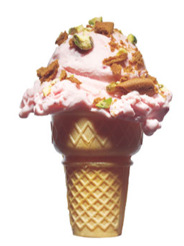 Nutty crunch cone