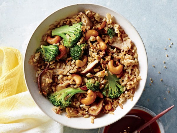Nutty fried rice