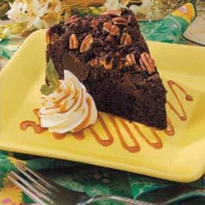 Nutty fudge torte