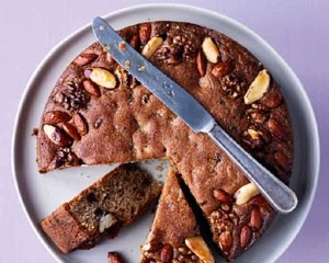 Nutty toffee cake