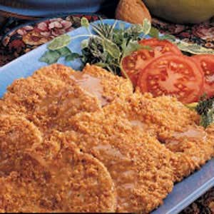 Nutty turkey slices 