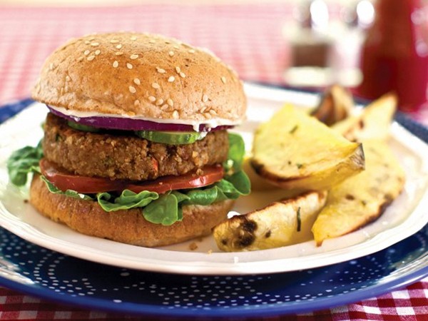 Nutty veggie burgers