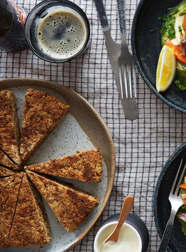 Oat and barley bannock
