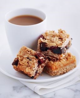 Oat and dried fruit squares