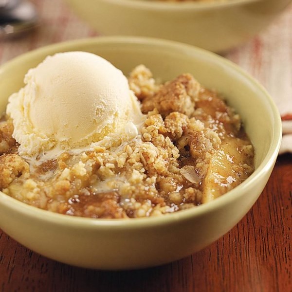 Oat apple crisp