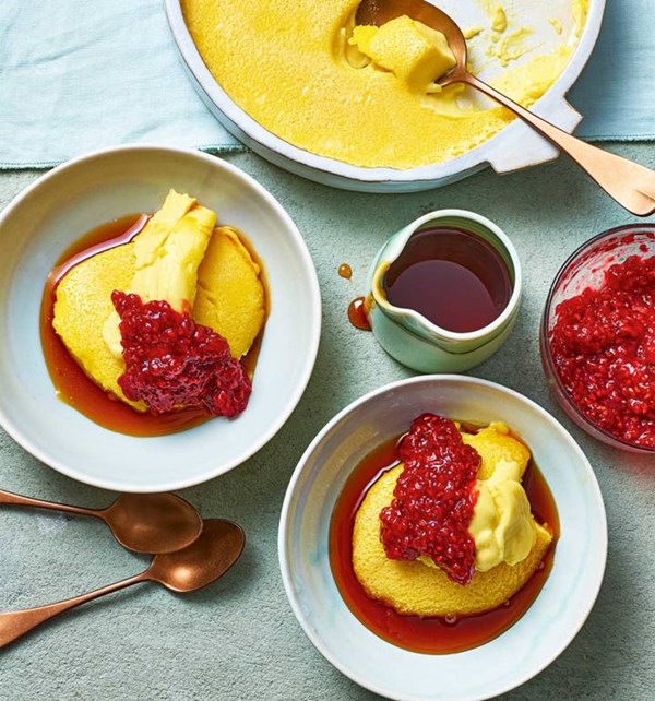 Oat llymru, raspberry jam and apple caramel [Tom Waters]