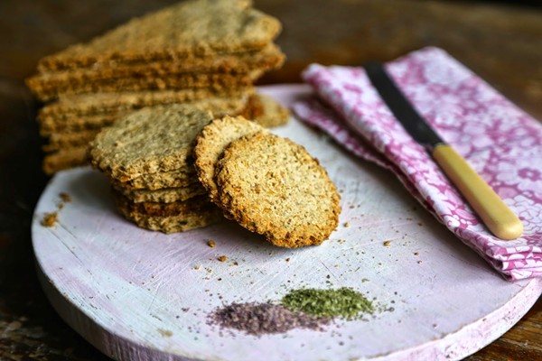 Oatcake recipe with seaweed