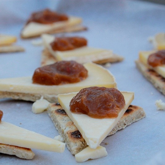 Oatcake triangles