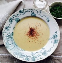 Oatmeal and potato soup