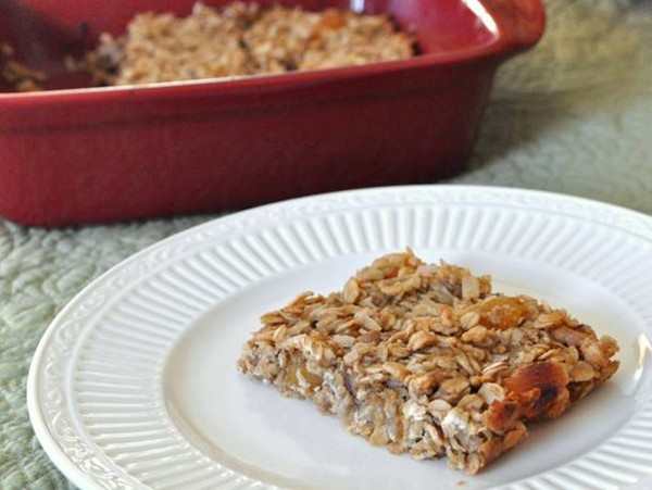 Oatmeal banana breakfast bars